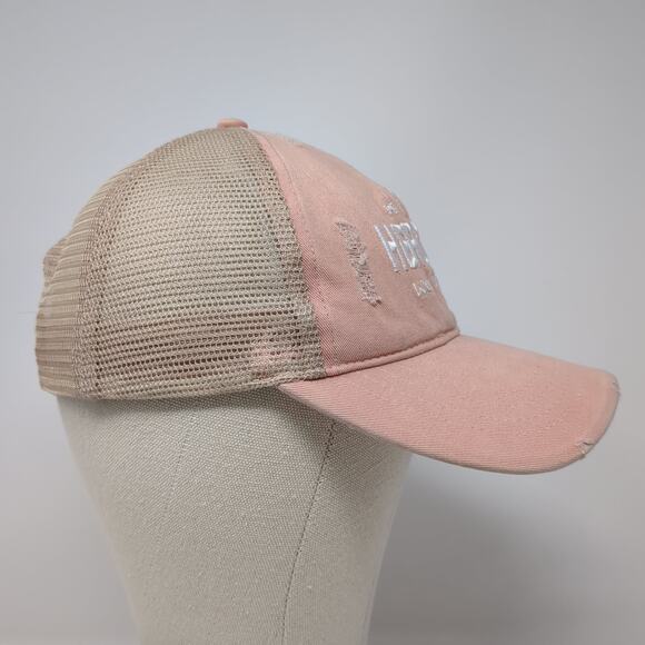 Not All Heroes Wear Capes Snapback Trucker Hat Pink One Size David And Young - Picture 5 of 9